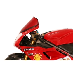 MRA szyba motocyklowa DUCATI 998 H2 -, forma T, CZARNA