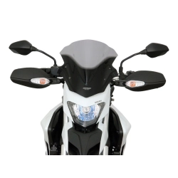 MRA szyba motocyklowa DUCATI HYPERSTRADA 821 / 939 B2 2013-, forma R, CZARNA