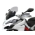 MRA szyba motocyklowa DUCATI MULTISTRADA 1260 /S /PIKES PEAK AA 2018-2020, forma T, PRZYCIEMNIANA