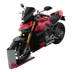 MRA szyba motocyklowa DUCATI STREETFIGHTER V4/S 2020-2024, forma NRN, CZARNA