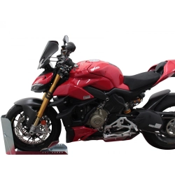 MRA szyba motocyklowa DUCATI STREETFIGHTER V4/S 2020-2024, forma NRN, CZARNA