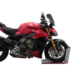 MRA szyba motocyklowa DUCATI STREETFIGHTER V4/S 2020-2024, forma NRN, CZARNA