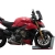 MRA szyba motocyklowa DUCATI STREETFIGHTER V4/S 2020-2024, forma NRN, CZARNA