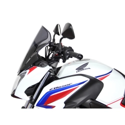 MRA szyba motocyklowa HONDA CB650 F RC75 2014-2016, forma NTM, CZARNA