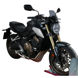 MRA szyba motocyklowa HONDA CB650 R 2019-2023, forma NSPM, PRZYCIEMNIANA