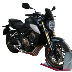 MRA szyba motocyklowa HONDA CB650 R 2019-2023, forma NSPM, CZARNA