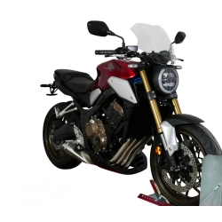 MRA szyba motocyklowa HONDA CB650 R 2019-2023, forma NTN, BEZBARWNA