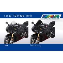 MRA szyba motocyklowa HONDA CBR1000RR-R FIREBLADE /SP 2020-, forma R, CZARNA