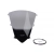 MRA szyba motocyklowa HONDA CBR600RR PC40 2007-2012, forma O, PRZYCIEMNIANA