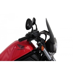 MRA szyba motocyklowa HONDA CMX 500 REBEL 2017-2019, forma NSP, CZARNA