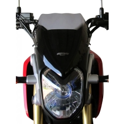 MRA szyba motocyklowa HONDA MSX 125 JC 61 2013-2015, forma NR, CZARNA