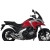 MRA szyba motocyklowa HONDA NC 750 X 2021-2024, forma TM, CZARNA