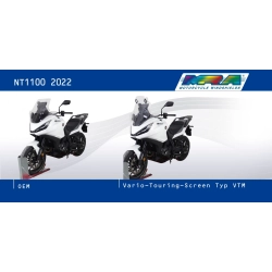 MRA szyba motocyklowa HONDA NT1100 2022-2024, forma VTM, BEZBARWNA