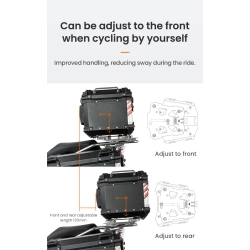 LOBOO Uchwyt kufra centralnego (wersja regulowana) DUCATI DESERT X (2023-) (10.6.01581.101.01)