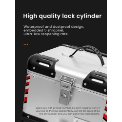 LOBOO TIBET Kufer centralny srebrny 36L (10.5.02363.001.21)