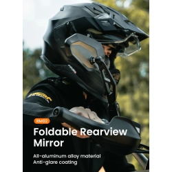 LOBOO Składane lusterka wsteczne srebrne (para) (10.1.11001.011.21)