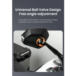 LOBOO Składane lusterka wsteczne srebrne (para) (10.1.11001.011.21)