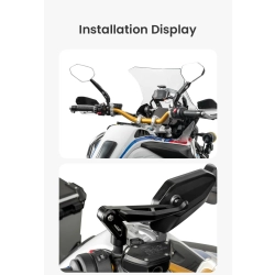 LOBOO Składane lusterka wsteczne srebrne (para) (10.1.11001.011.21)