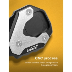 LOBOO Nakładka na stopkę boczną do HONDA CB500X (2019-), HONDA CB400X (2021-), HONDA NX400 (2024-), HONDA CB650R (10.3.03292.001