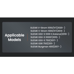 LOBOO Nakładka na stopkę boczną do SUZUKI V-Strom 1050/XT, V-Strom 1000/XT, SUZUKI GSX-S 1000F, SUZUKI GSX-S 750, SUZUKI GSR 750