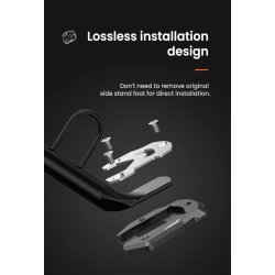 LOBOO Nakładka na stopkę boczną do SUZUKI V-Strom 1050/XT, V-Strom 1000/XT, SUZUKI GSX-S 1000F, SUZUKI GSX-S 750, SUZUKI GSR 750