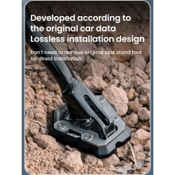 LOBOO Nakładka na stopkę boczną do BENELI TRK702 (2022-), BENELI TRK702X (2022-) (10.3.03671.001.11)