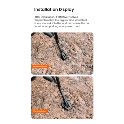 LOBOO Nakładka na stopkę boczną do BENELI TRK702 (2022-), BENELI TRK702X (2022-) (10.3.03671.001.11)