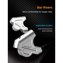 LOBOO Podwyższenie kierownicy 32mm do BMW R1200GS/ADV/S1000XR/1250ADV (10.3.02071.001.22)