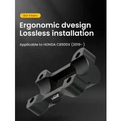 LOBOO Podwyższenie kierownicy do HONDA CB500X (2019-), HONDA NX400 (2024-) (10.3.02292.001.11)
