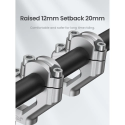 LOBOO Podwyższenie kierownicy do TRIUMPH Tiger900 RALLY PRO (2021-2023), TRIUMPH Tiger900 GT LOW (2021- 2023), TRIUMPH Tiger850
