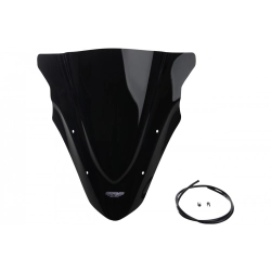 MRA szyba motocyklowa KAWASAKI ER6F EX650E 2012-, forma R, CZARNA