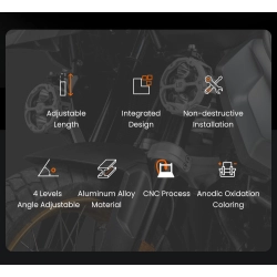 LOBOO Dźwignia sprzęgła BMW ze zintegrowanym przełącznikiem świateł (10.1.10081.001.01)