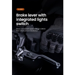 LOBOO Dźwignia hamulca tylnego ze zintegrowanym przełącznikiem świateł (10.1.10862.001.01)