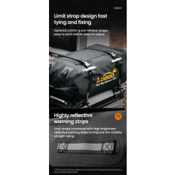 LOBOO Składana / rozszerzalna torba wodoodporna 30L czarna (10.4.01020.001.11)