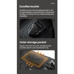 LOBOO Składana / rozszerzalna torba wodoodporna 30L czarna (10.4.01020.001.11)