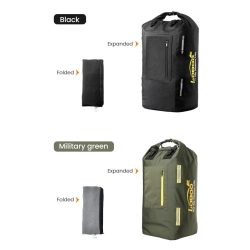 LOBOO Składana / rozszerzalna torba wodoodporna 30L czarna (10.4.01020.001.11)