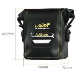 LOBOO Wodoodporna torba 5L czarna