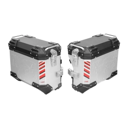 LOBOO PIKE Kufry boczne srebrne 35+30L (10.5.01351.005.21)