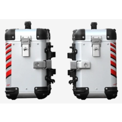 LOBOO TIBET Kufry boczne srebrne 35+28L (10.5.03351.010.21)