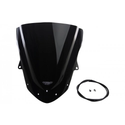 MRA szyba motocyklowa KAWASAKI NINJA ZX6R 2019-2023, forma R, CZARNA