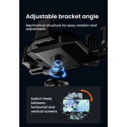 LOBOO Uchwyt na telefon PH06 (z modułem ładowania, na kierownice 22/25/28/32mm) (10.3.08006.001.11)