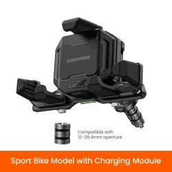 LOBOO Uchwyt na telefon PH06 (z modułem ładowania, sport) (10.3.08006.007.11)