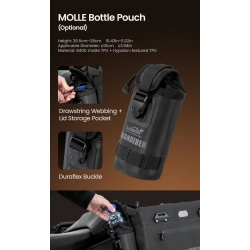 LOBOO Kieszeń na butelkę (system MOLLE) butelki o średnicy ≤10 cm i wysokości ≤28 cm (11.4.11005.001.01)