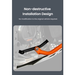 LOBOO Crash Bar dolne i osłony silnika do KTM 790 Adventure (2024-) KTM 890 Adventure (2023-) czarne