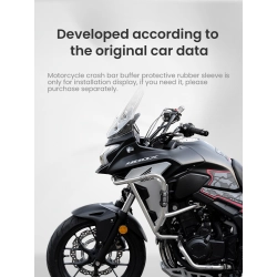 LOBOO Crash Bar komplet srebrny do HONDA CB400X (2021-) HONDA CB500X (2019-) (10.3.01281.050.21)