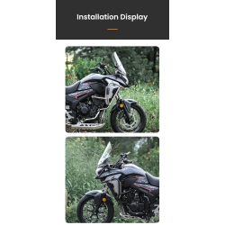 LOBOO Crash Bar komplet srebrny do HONDA CB400X (2021-) HONDA CB500X (2019-) (10.3.01281.050.21)