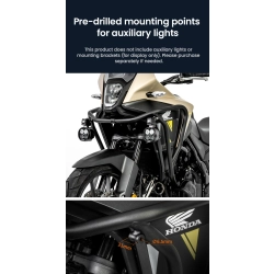 LOBOO Crash Bar do HONDA NX400 (2024-) HONDA NX500 (2024-) srebrne (11.3.01289.100.21)