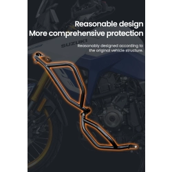 LOBOO Crash Bar do SUZUKI 800DE (2024-) Srebrne (10.3.01421.003.21)