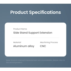 LOBOO Nakładka na stopkę boczną do BMW F900GS (2024-) (11.3.03025.001.11)