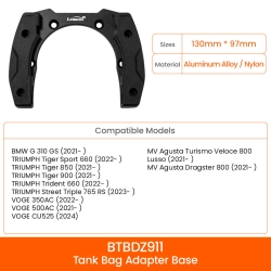 LOBOO Uchwyt Tank Bag Easy TRIUMPH, VOGE (11.4.04015.011.11)